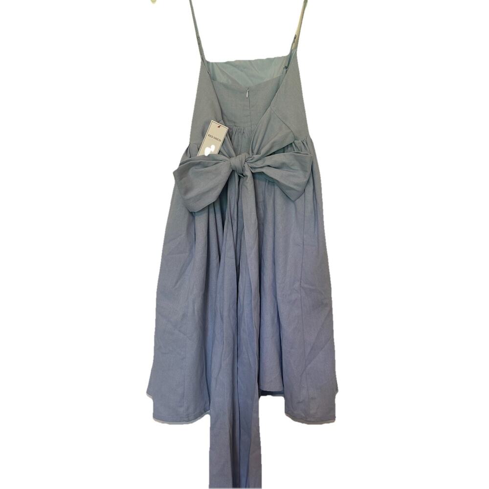 NWT Women's Aura BY Red Dress Small Mini Dress Blue Wedding Guest Resortwear‎